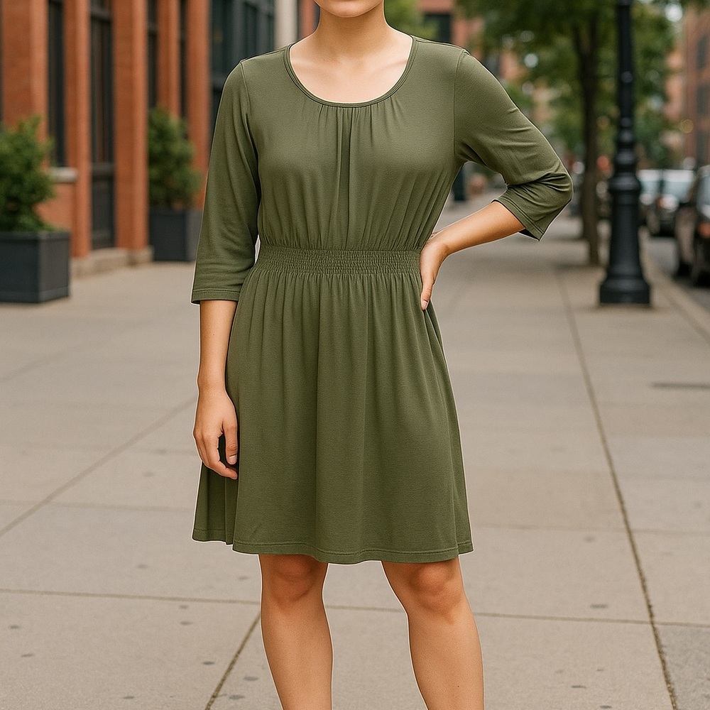 ARTISAN SLATE GREEN DRESS XL